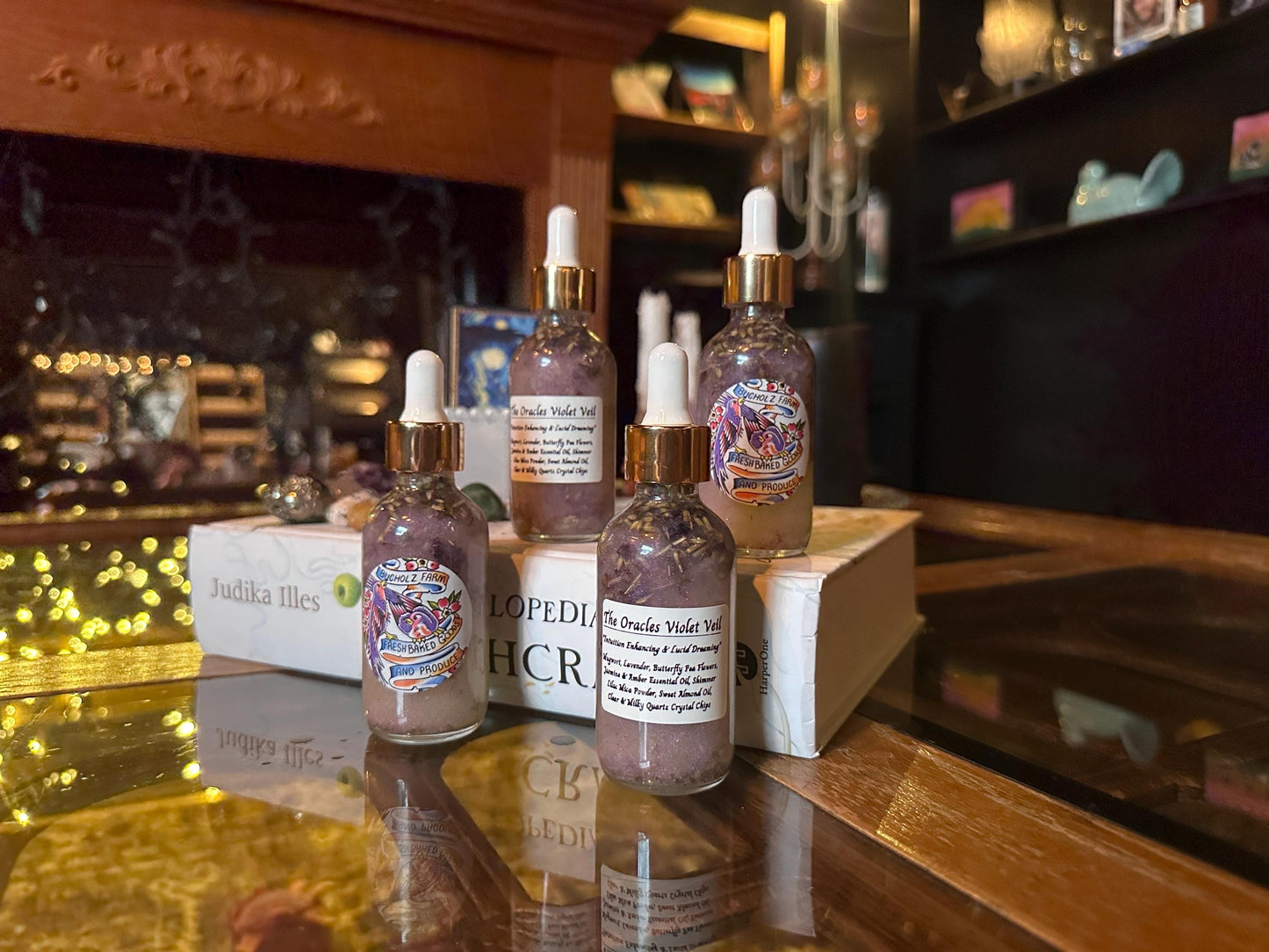 The Oracles Violet Veil Oil - Intuition Enhancing & Lucid Dreaming 2oz