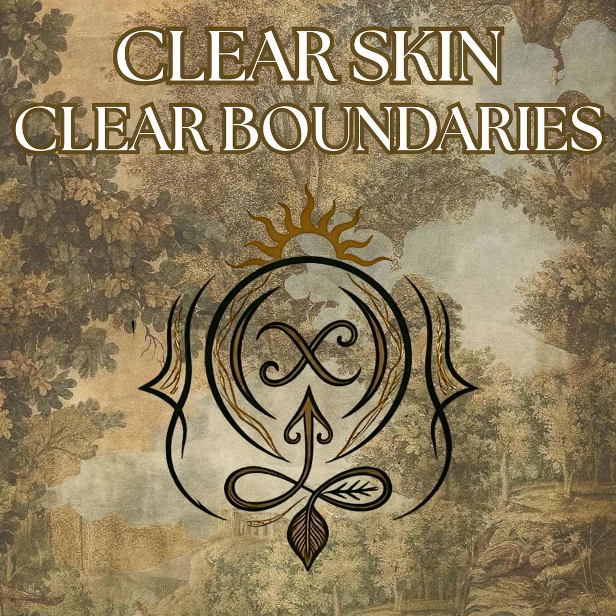 Clear Skin, Clear Boundaries Spelled Facial Oil