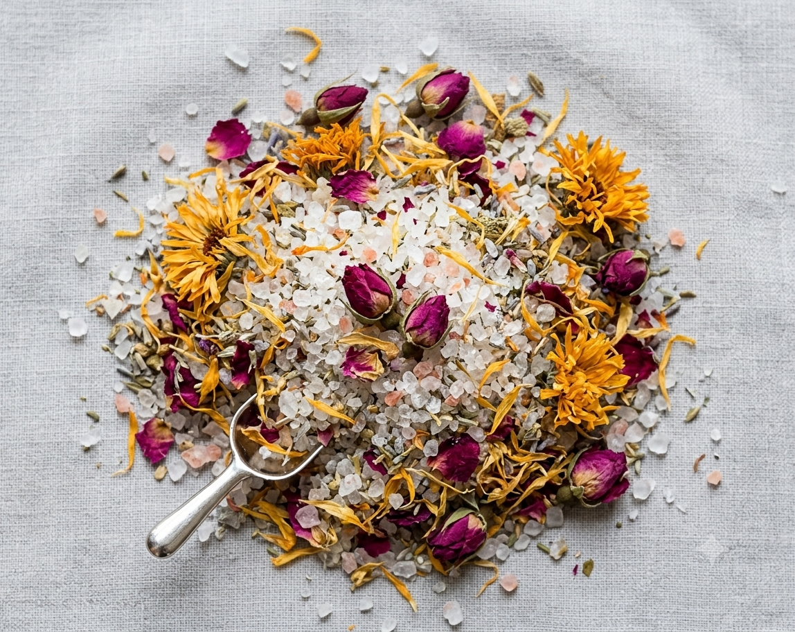 Solar Radiance Herbal Bath Salt Blend