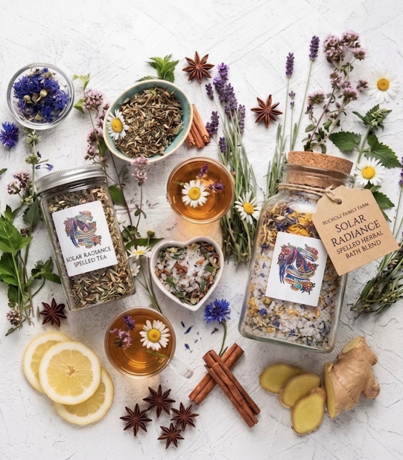 Solar Radiance Spelled Tea