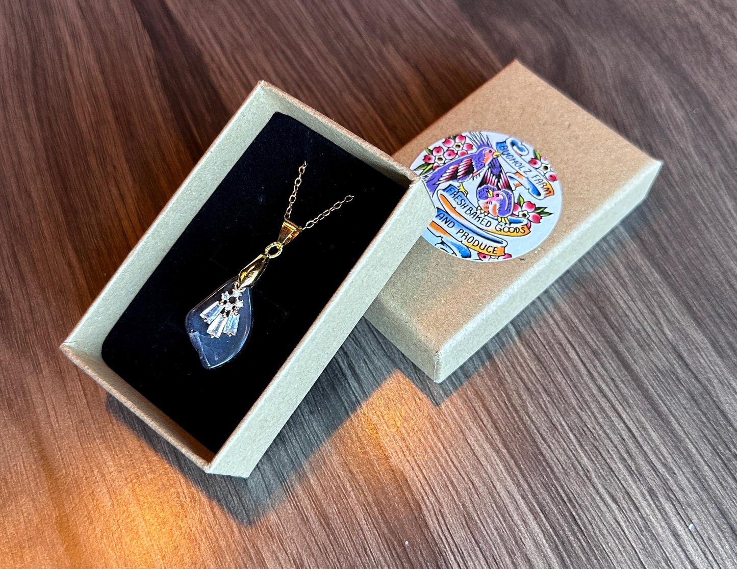 Adorned Sodalite Necklace