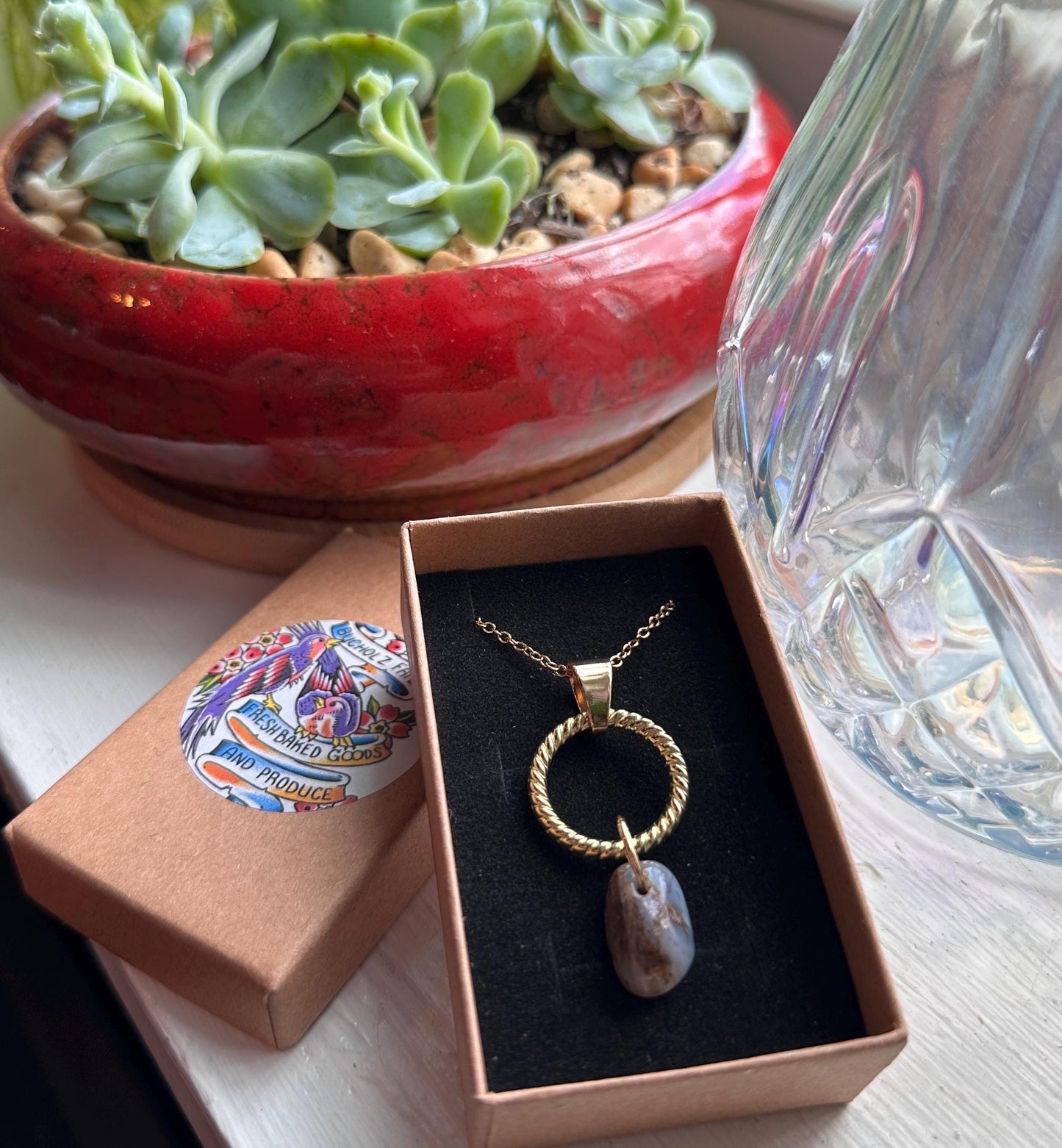 Dendritic Agate Necklace
