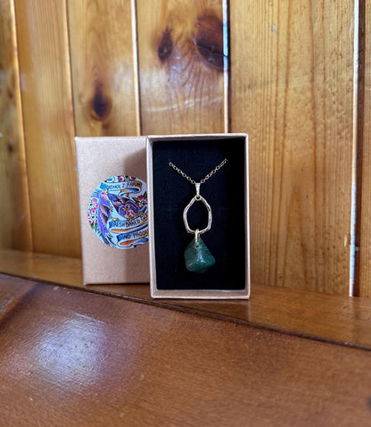 Dark Green Aventurine Necklace
