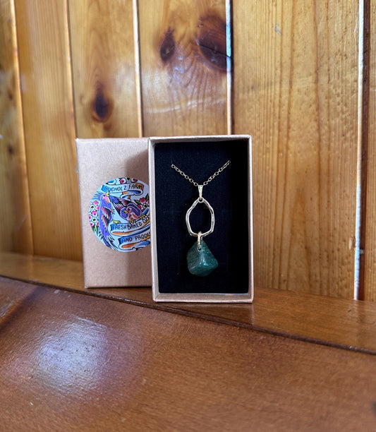 Dark Green Aventurine Necklace