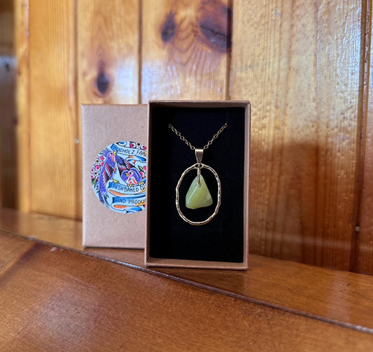 Crème Brûlée Serpentine Necklace