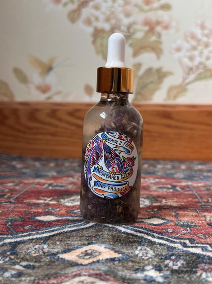 The Oracles Violet Veil Oil - Intuition Enhancing & Lucid Dreaming 2oz