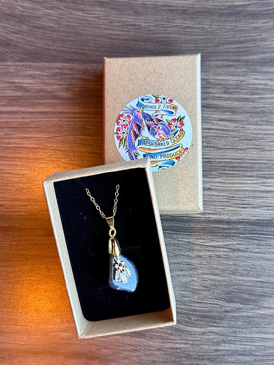 Adorned Sodalite Necklace
