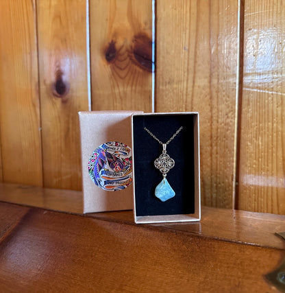 Prehnite “Stone of Prophecy” Necklace