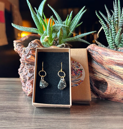 Dalmatian Jasper Earrings