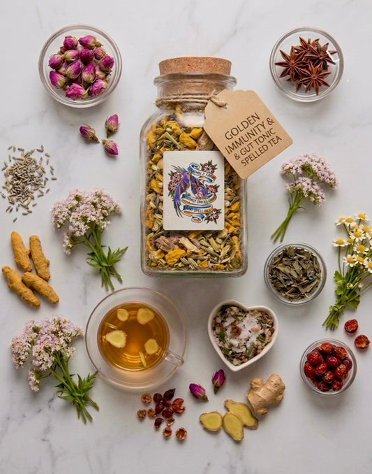 Golden Immunity & Gut Tonic Spelled Tea