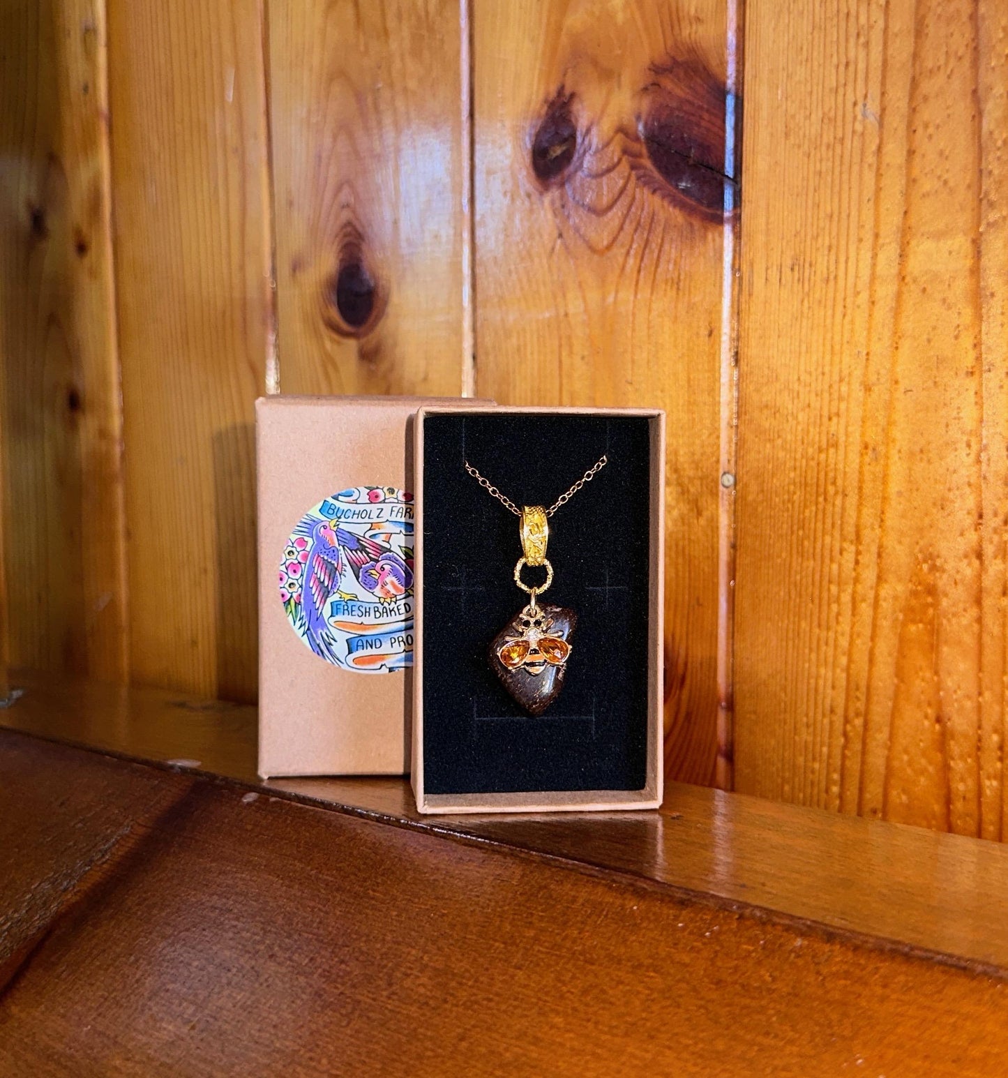 Bronzite Bee Empowerment Necklace