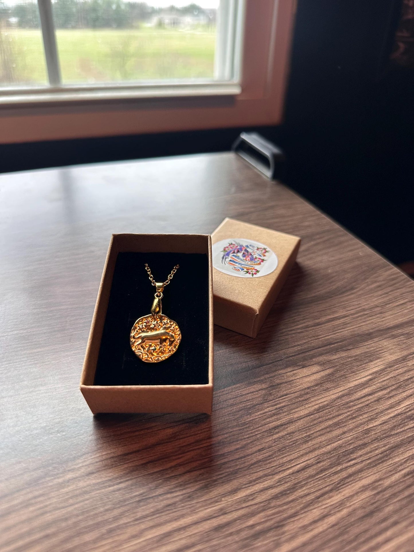 Taurus Zodiac Pendant Necklace