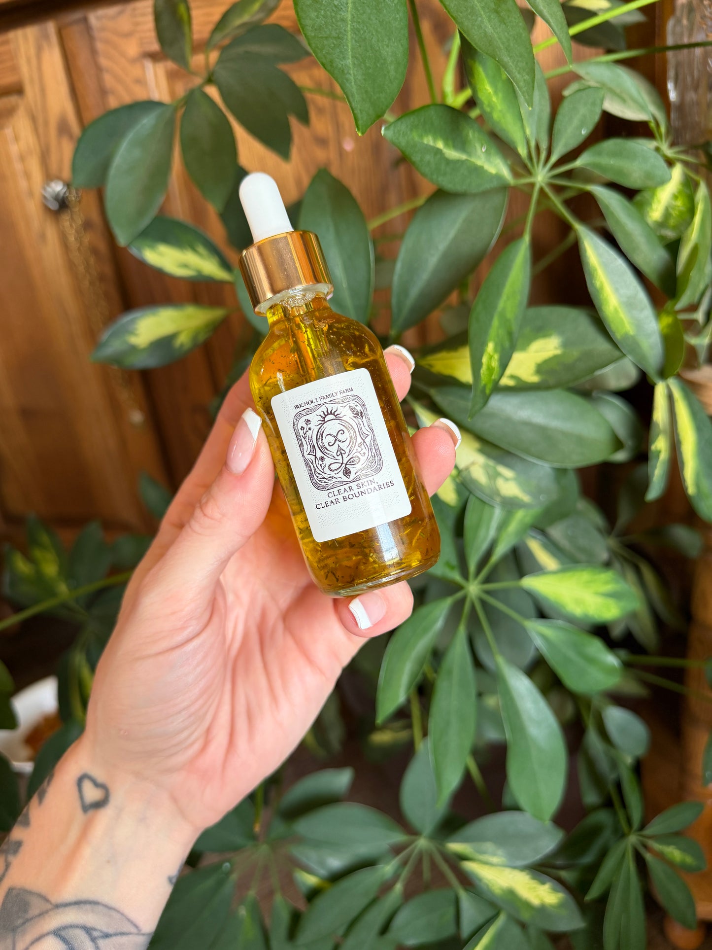 Clear Skin, Clear Boundaries Spelled Facial Oil