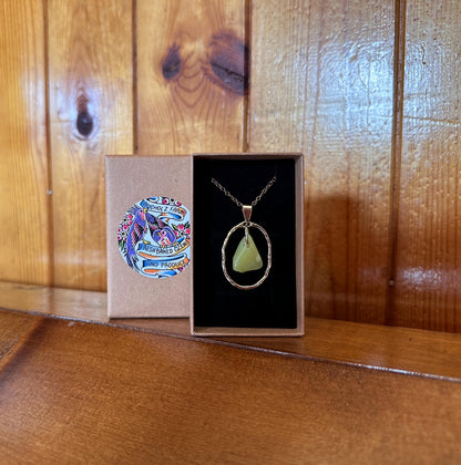 Crème Brûlée Serpentine Necklace
