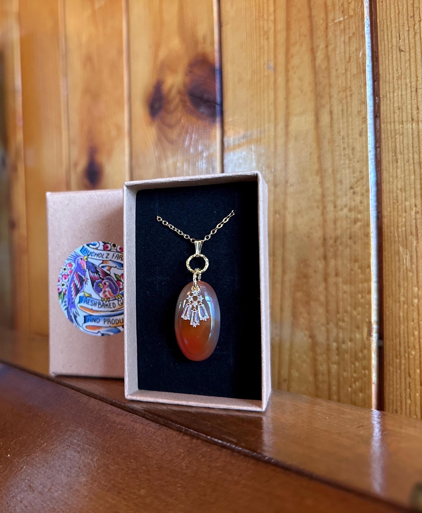 Carnelian Agate Creativity Necklace