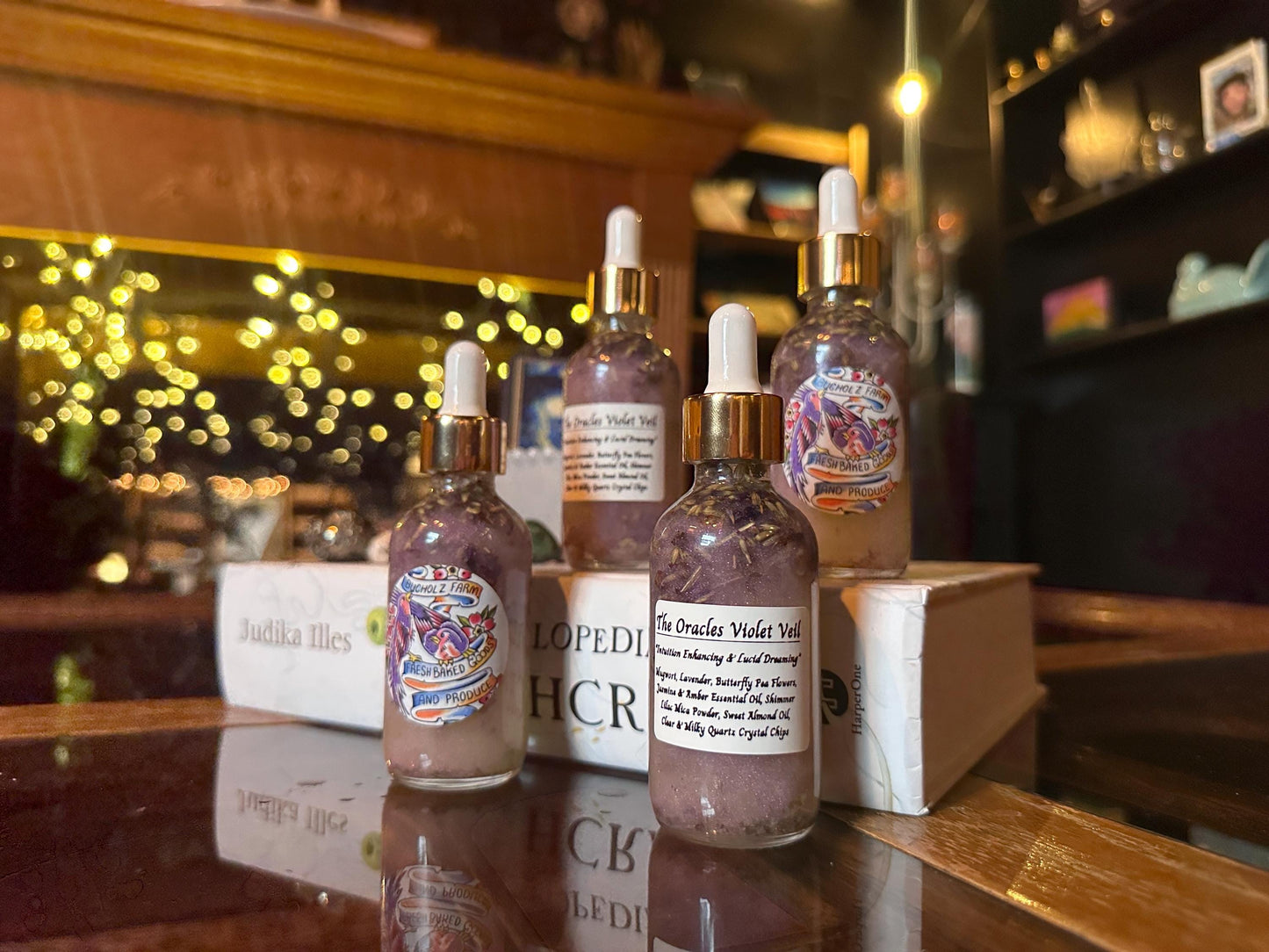 The Oracles Violet Veil Oil - Intuition Enhancing & Lucid Dreaming 2oz