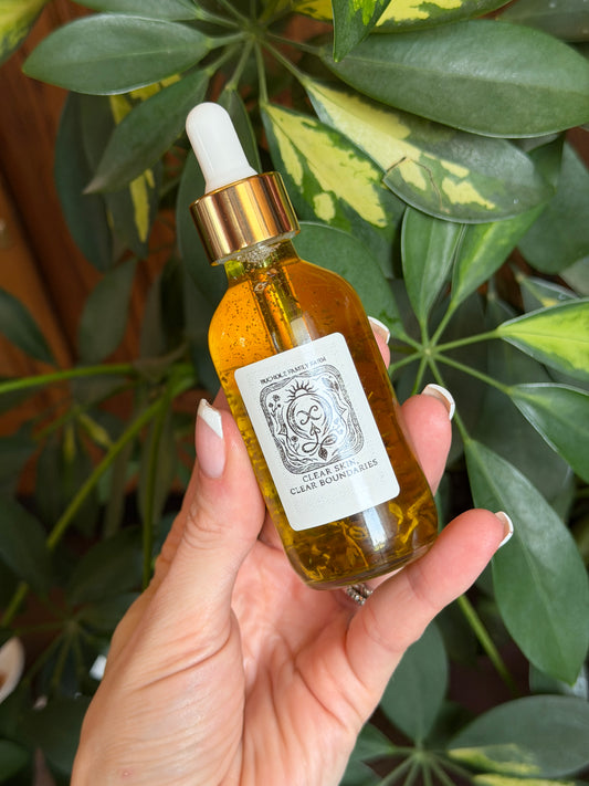 Clear Skin, Clear Boundaries Spelled Facial Oil