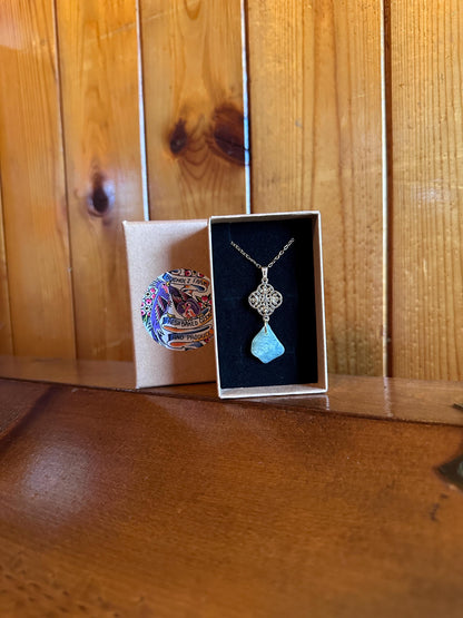 Prehnite “Stone of Prophecy” Necklace