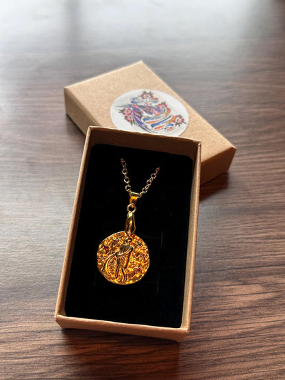 Aquarius Zodiac Pendant Necklace