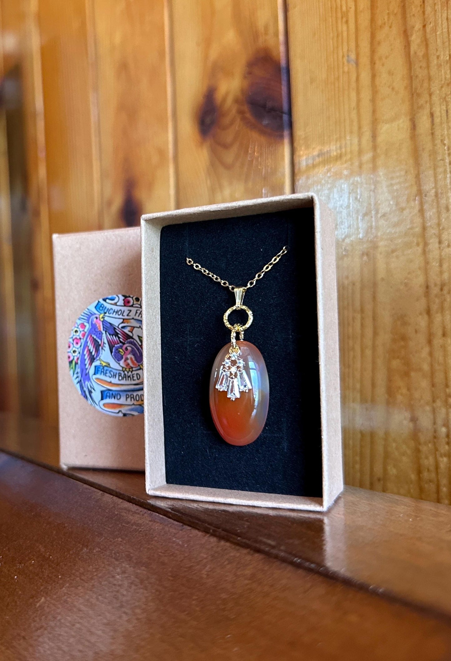 Carnelian Agate Creativity Necklace