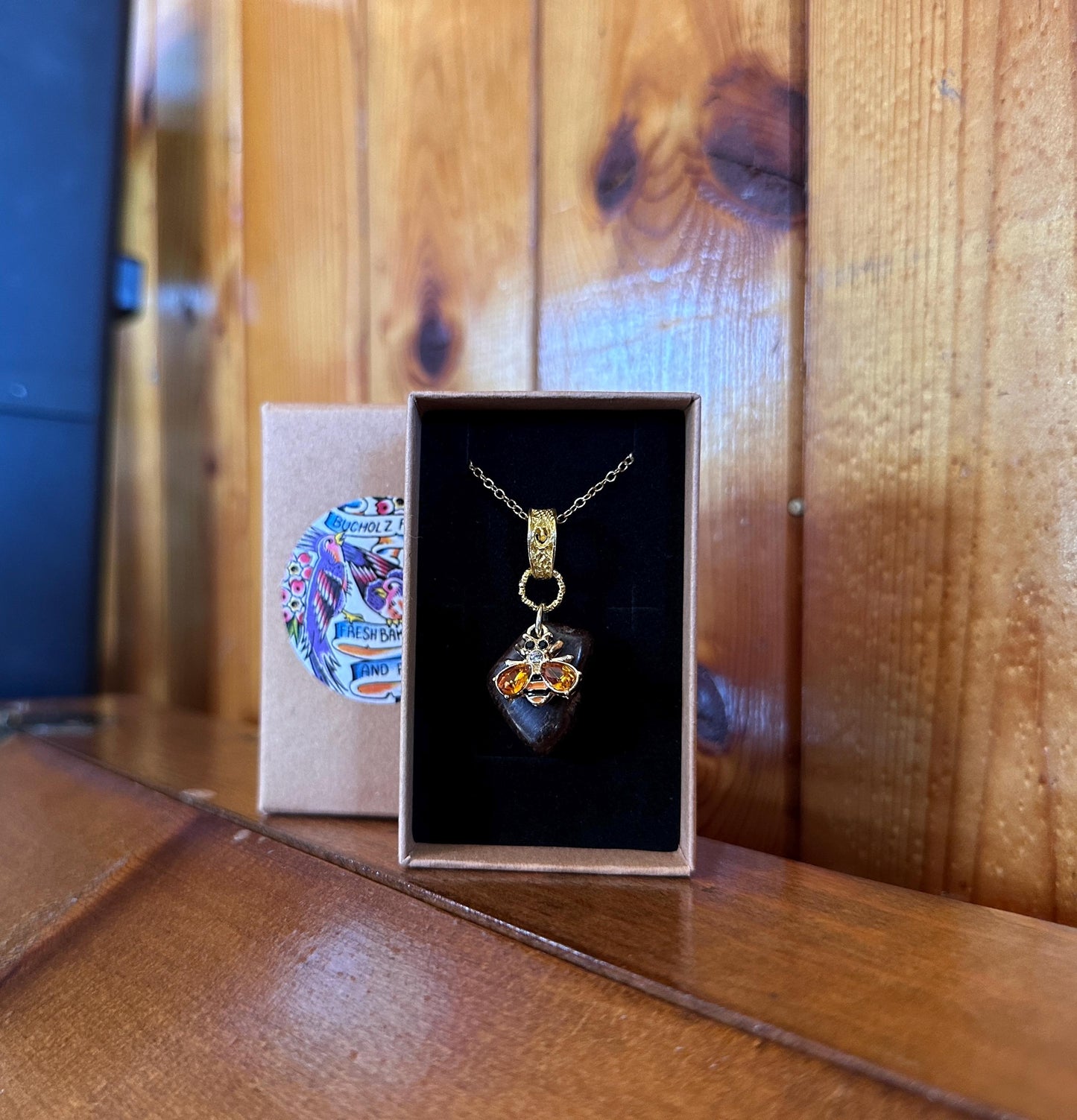 Bronzite Bee Empowerment Necklace