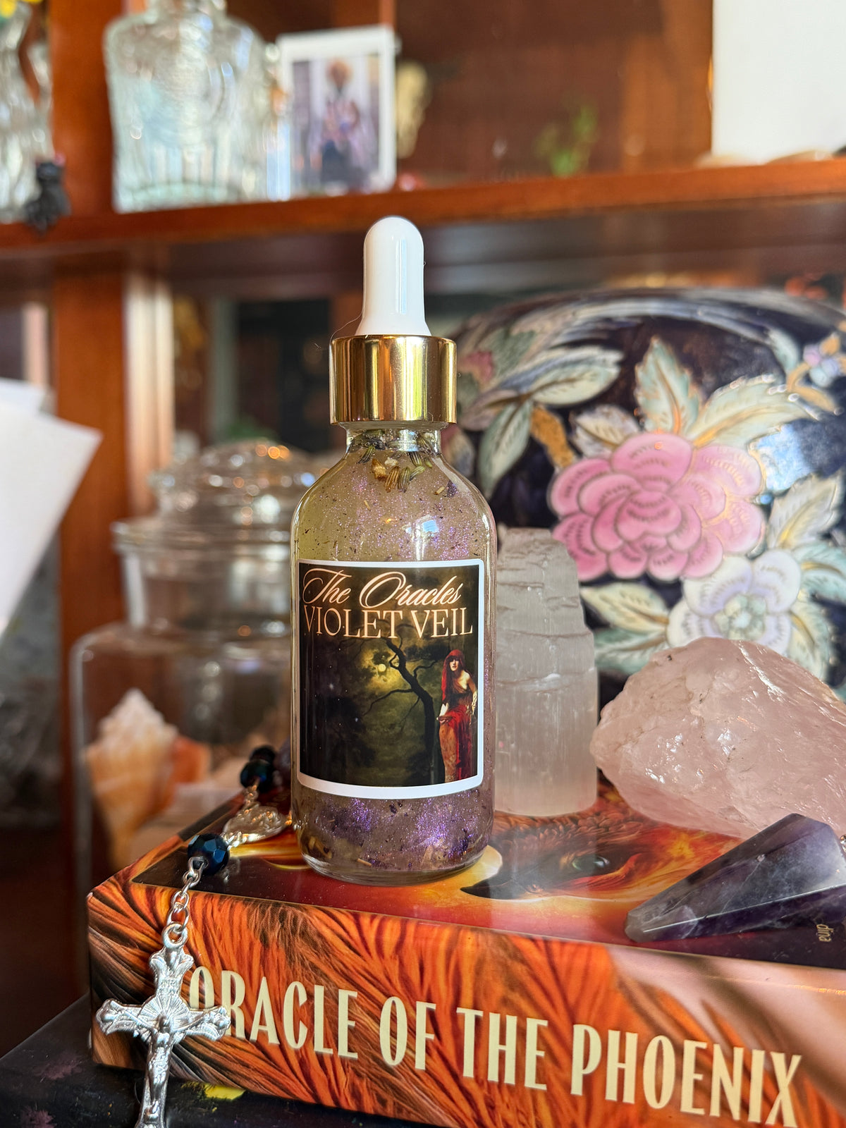 The Oracles Violet Veil Oil - Intuition Enhancing & Lucid Dreaming
