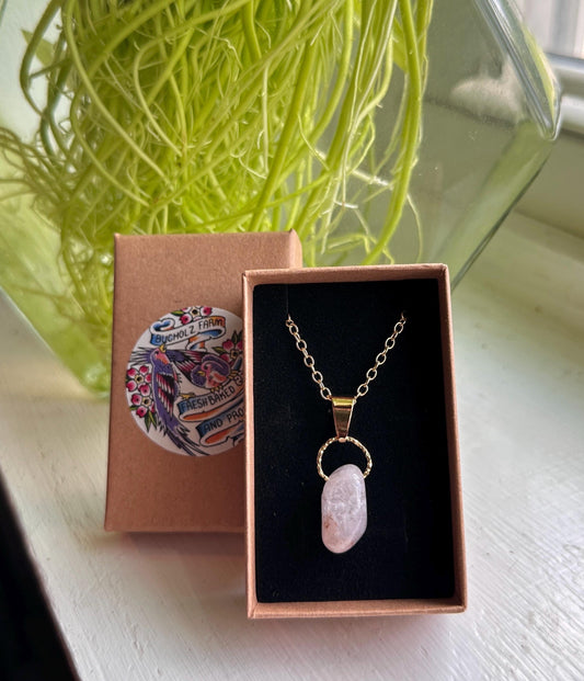 Pink Amethyst Necklace