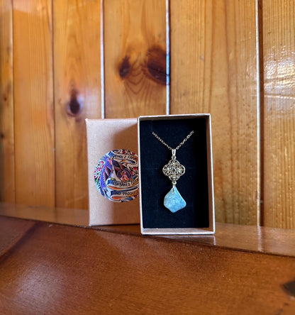 Prehnite “Stone of Prophecy” Necklace