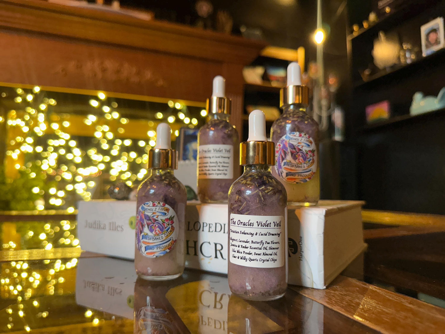 The Oracles Violet Veil Oil - Intuition Enhancing & Lucid Dreaming 2oz
