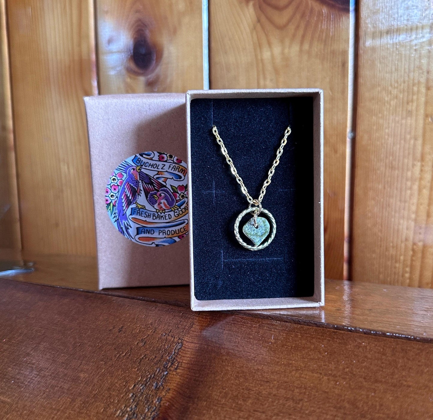 Unakite Gemstone Necklace