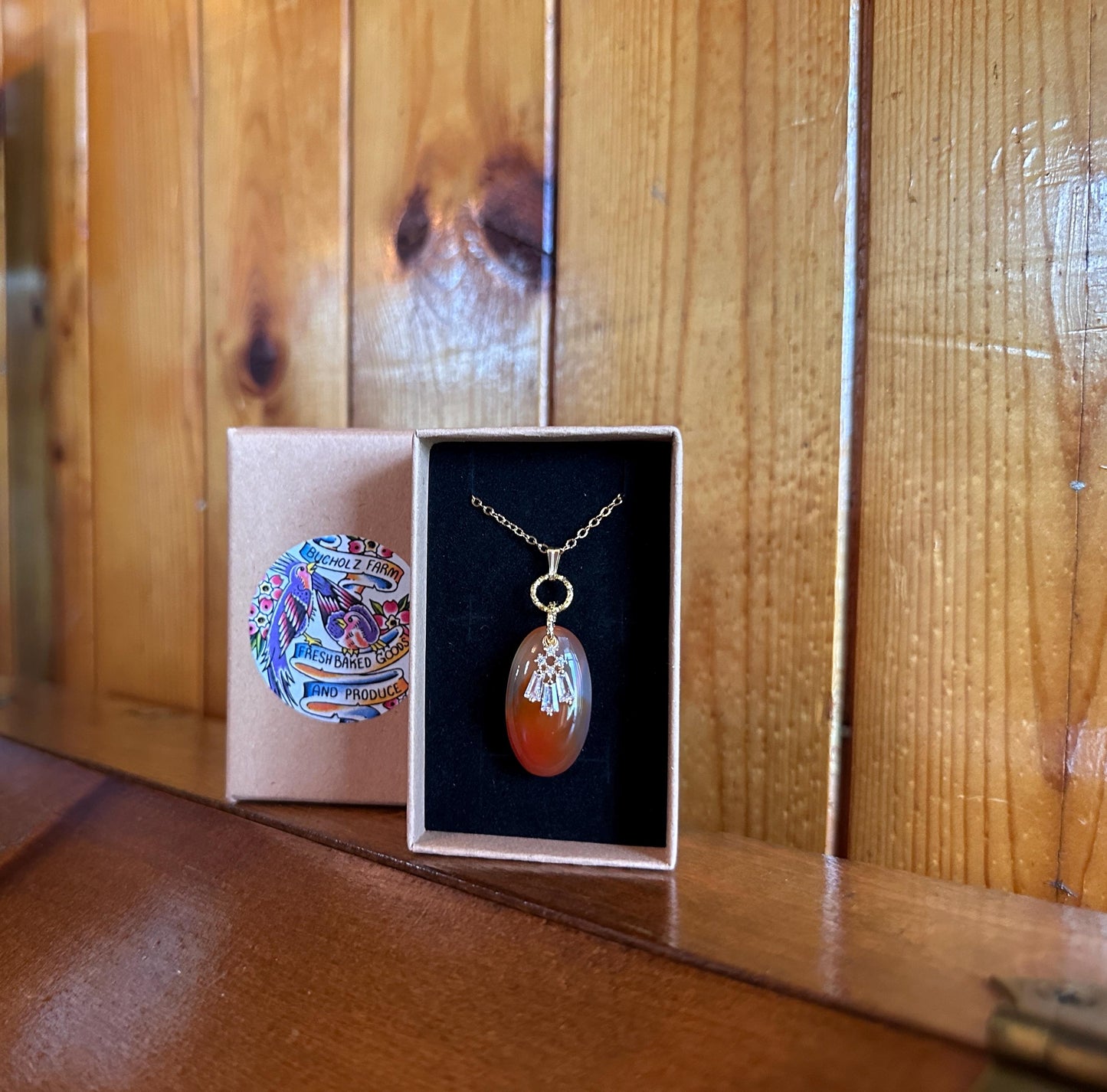 Carnelian Agate Creativity Necklace