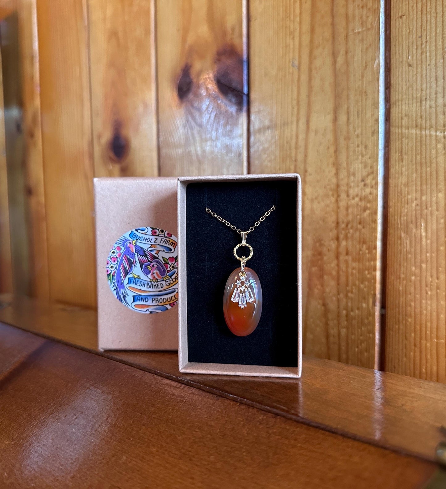 Carnelian Agate Creativity Necklace