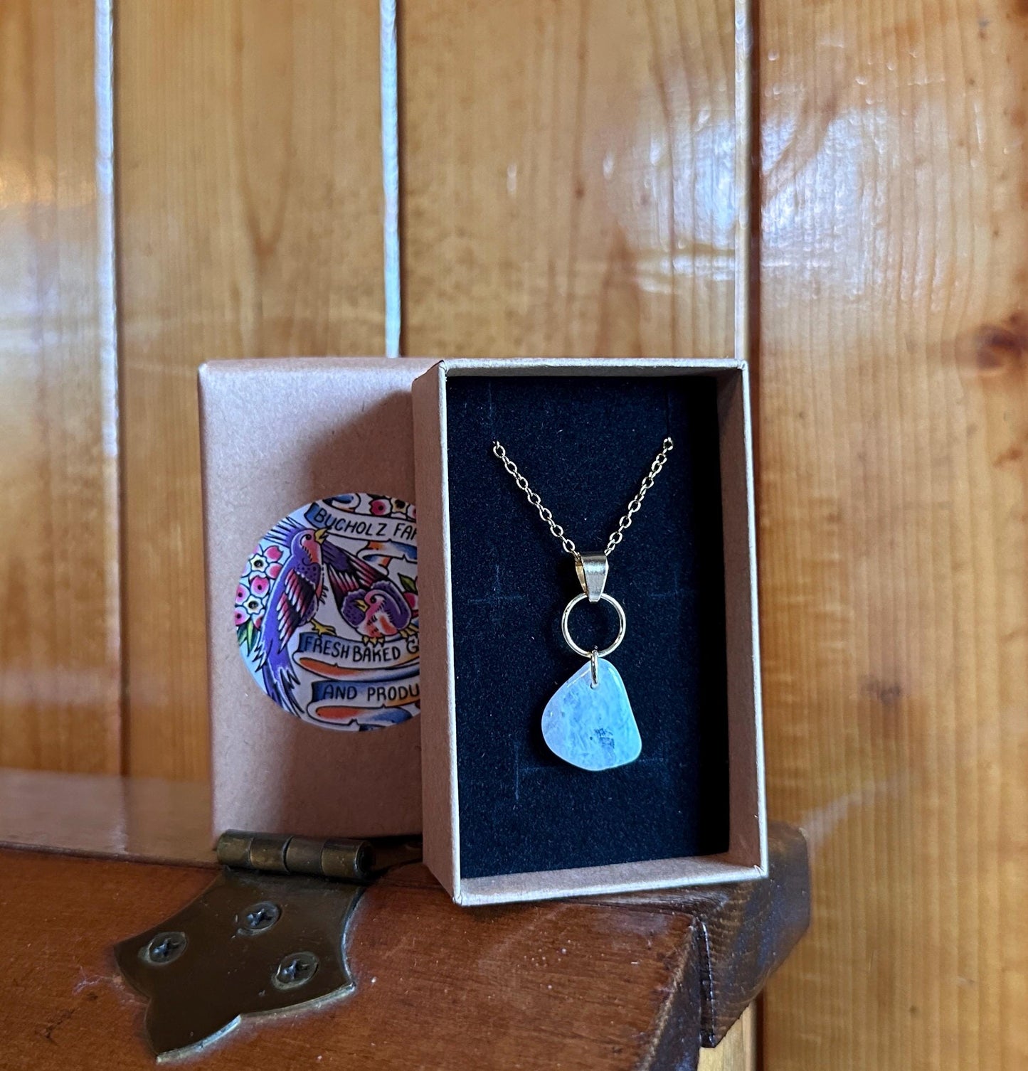 Rainbow Moonstone Necklace